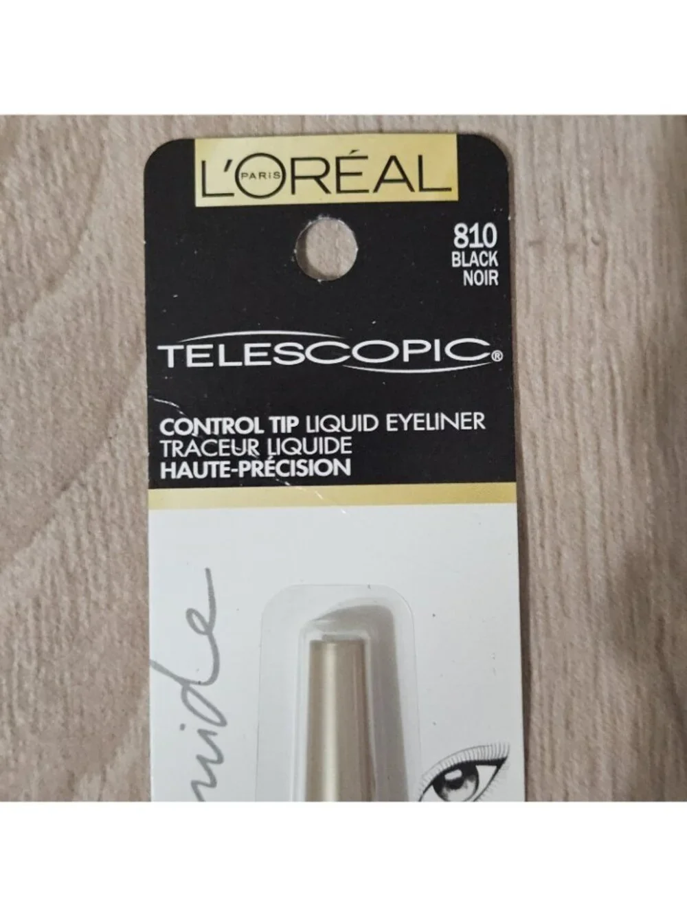 L'Oreal Paris Telescopic Precision Liquid Eyeliner 810 Black 0.08oz, 2 Pack